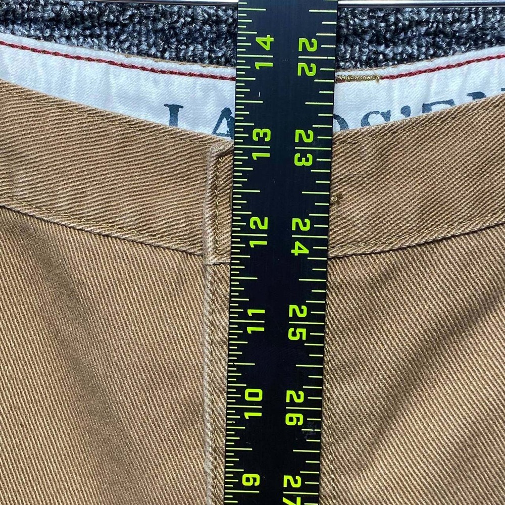 Lands End Fit 3 Canvas Pants Womens 18 Chino Straight Camel Tan Cotton Utility - Picture 8 of 11